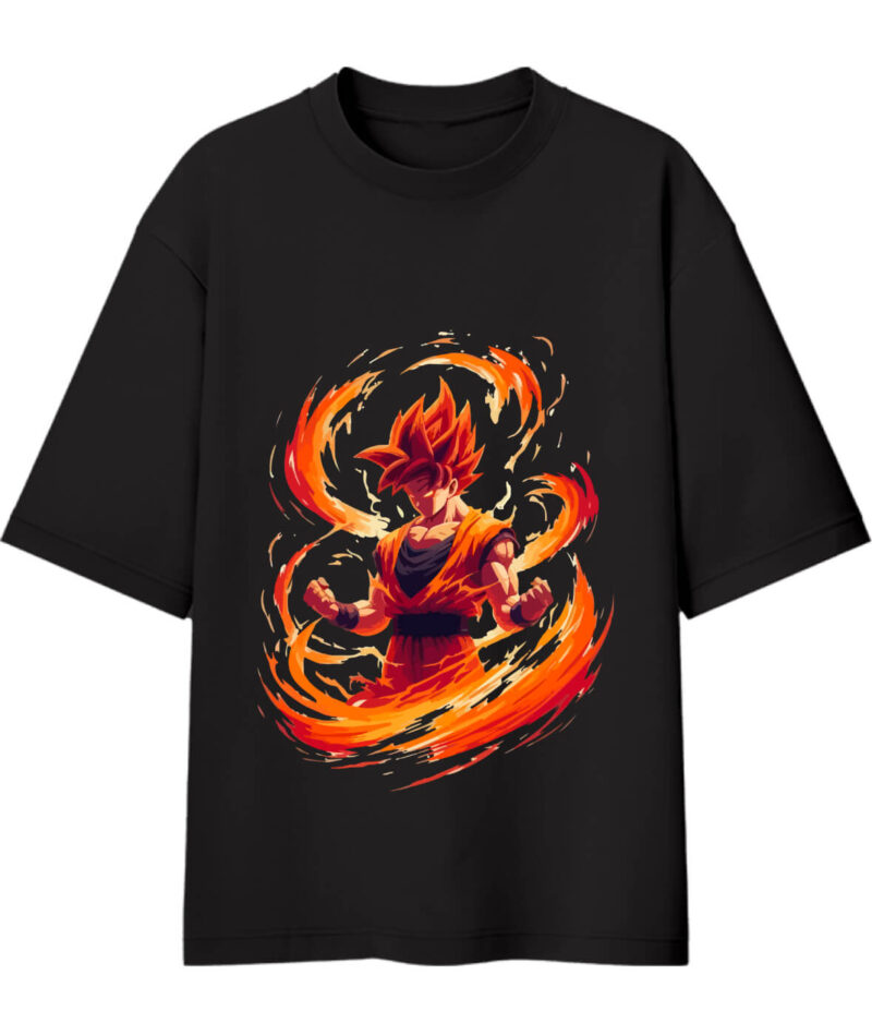 Black Dragonballz Oversized Tshirt