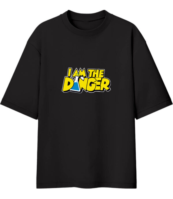 Black DANGER Oversized TShirt