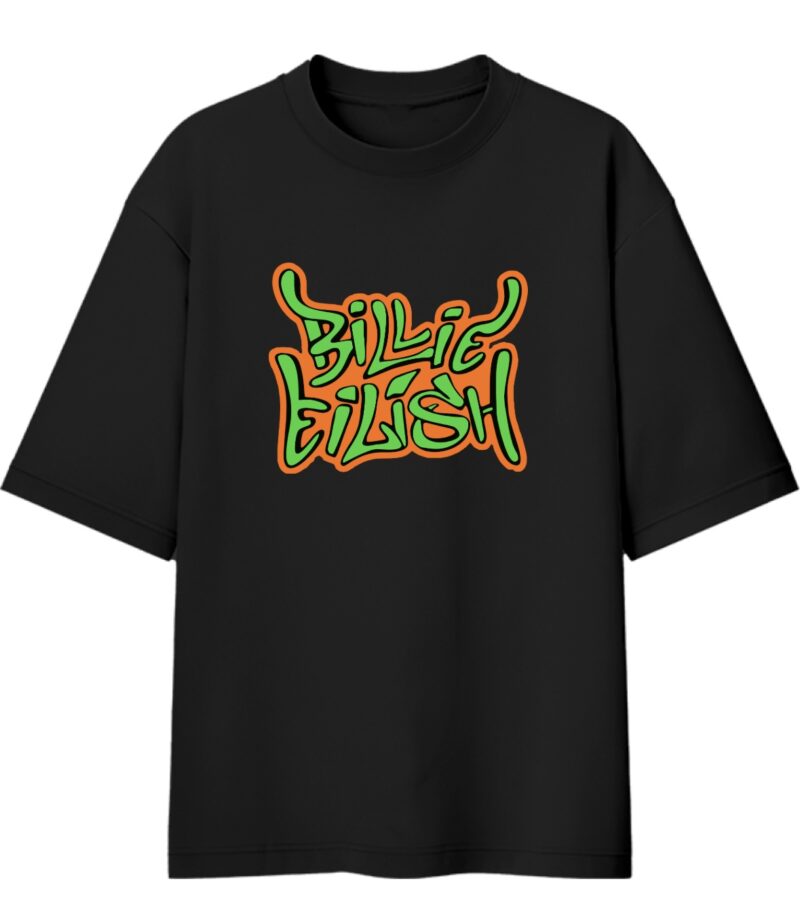 Black Billie Eilish Oversized Tshirt