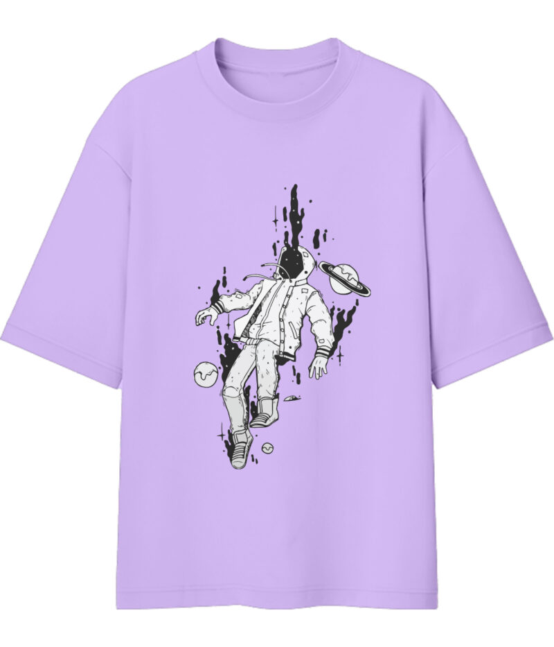 Purple Fallout Oversized Tshirt