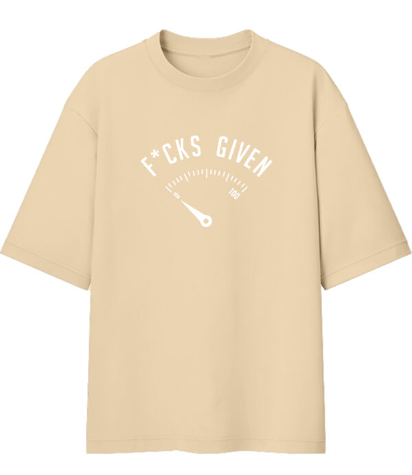 Sandal F*cks Given Oversized Tshirt
