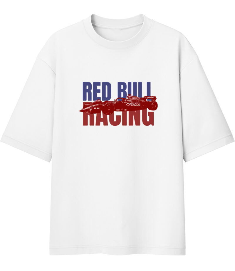 White Red Bull Racing Oversized Tshirt