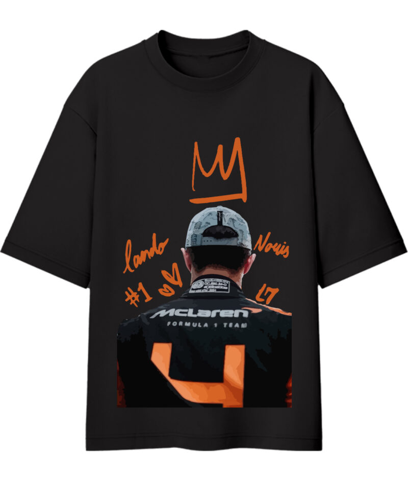 Black Top Racer Oversized Tshirt