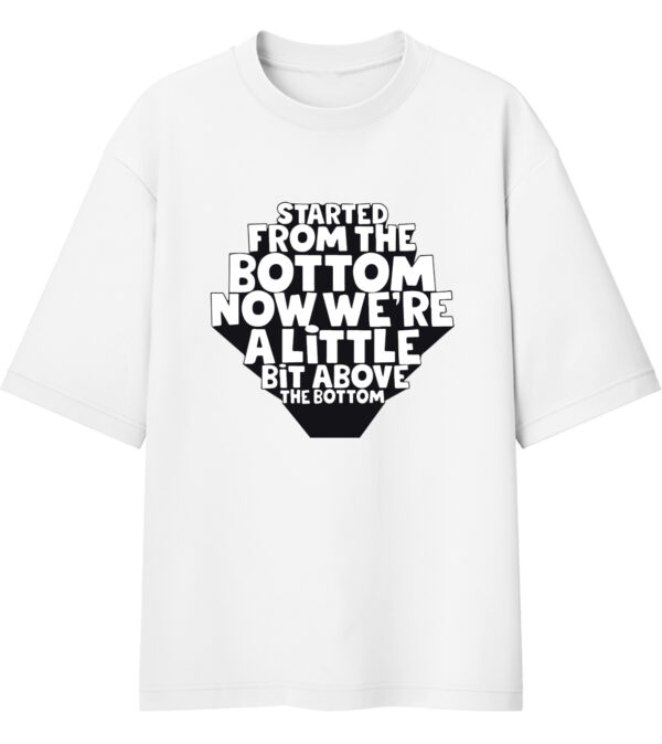White quotes Oversized Tshirt
