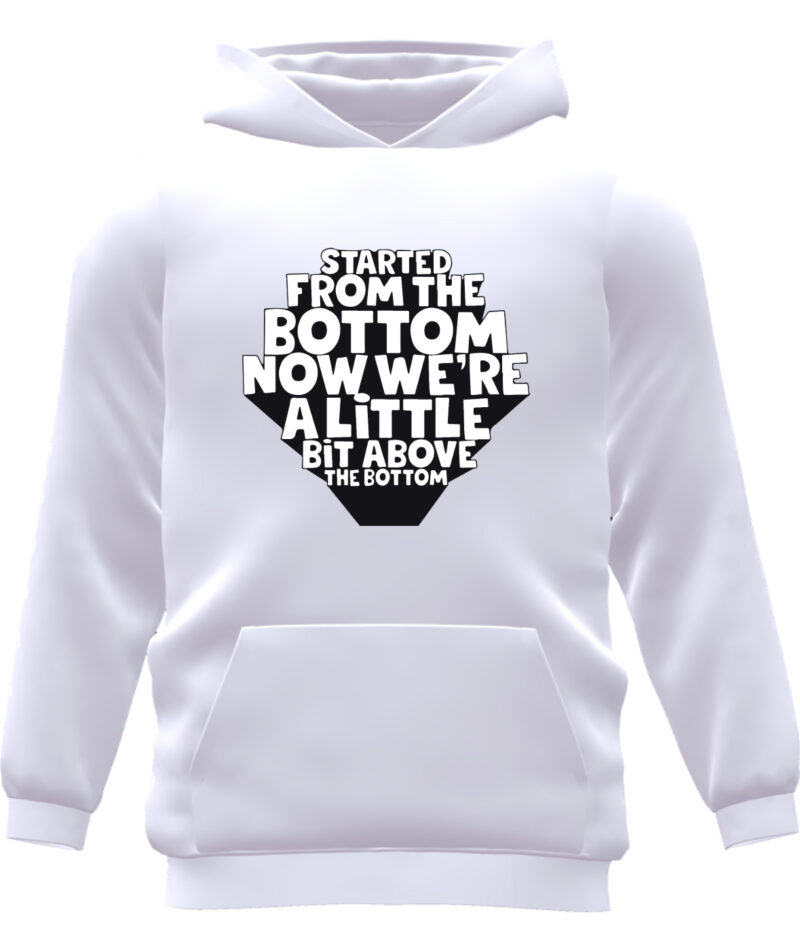 White Quoted Hoodie