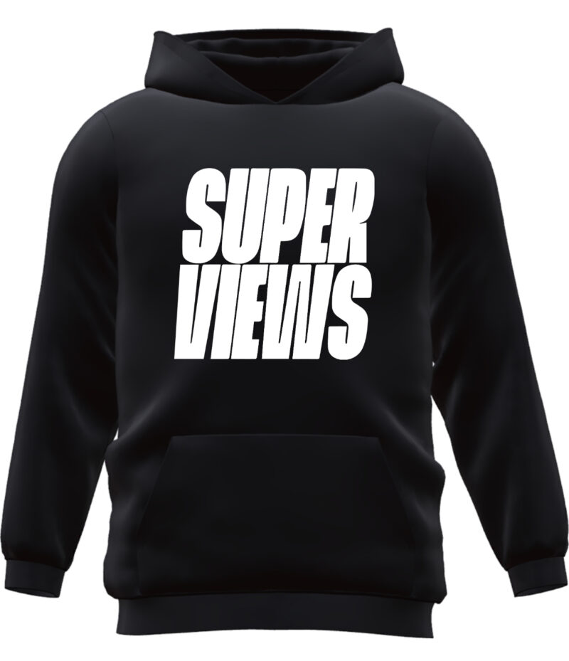 Black Super Views Hoodie