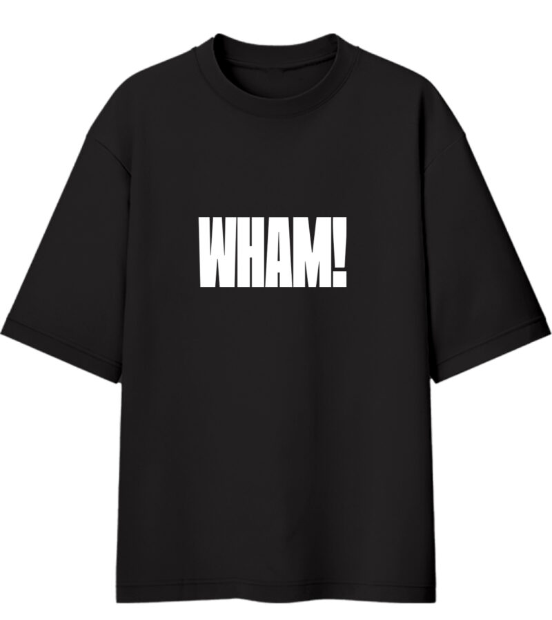 Black Wham Oversized Tshirt