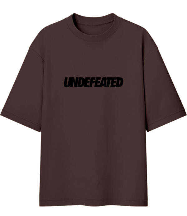 Brown Undefeated Oversized Tshirt