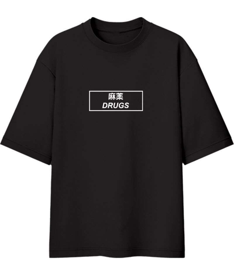 Black Dr*gs Oversized Tshirt