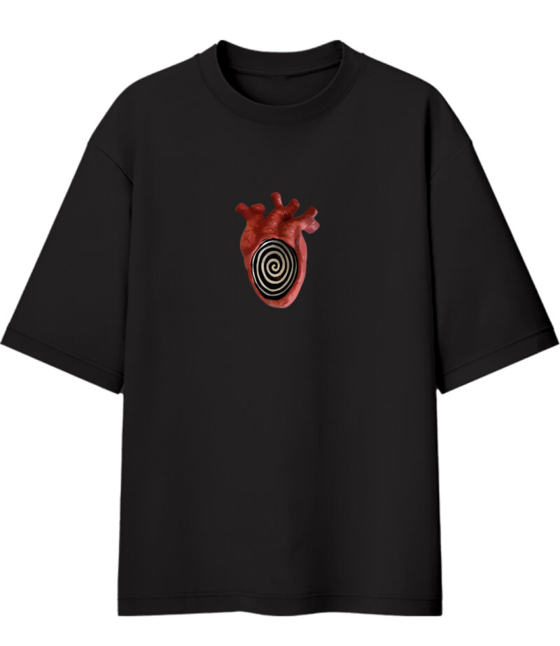 Black Heart Oversized Tshirt