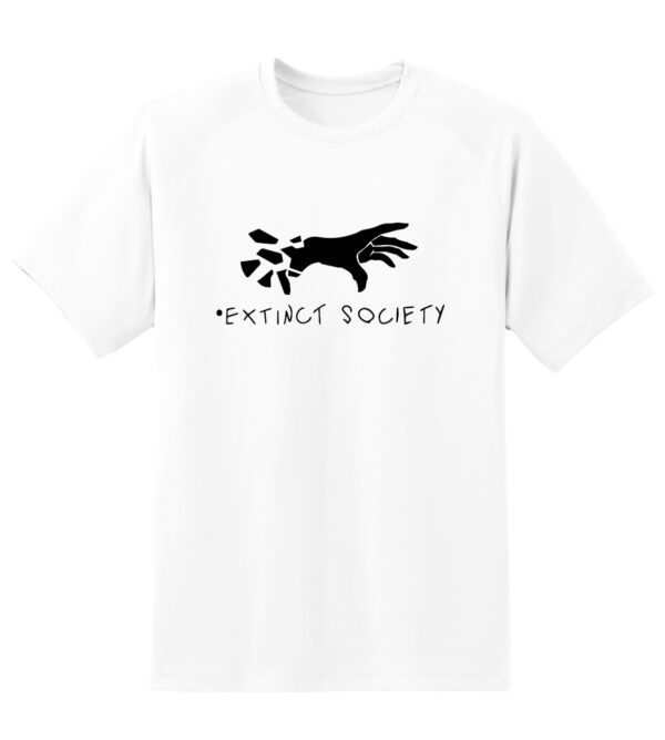 White Extinct Society Regular Tshirt