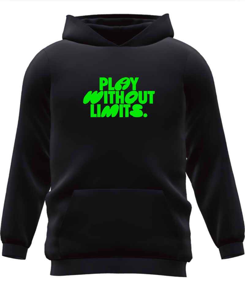 Black Play Without Limits Hoodie